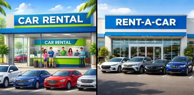 Africa car rental travel imagery