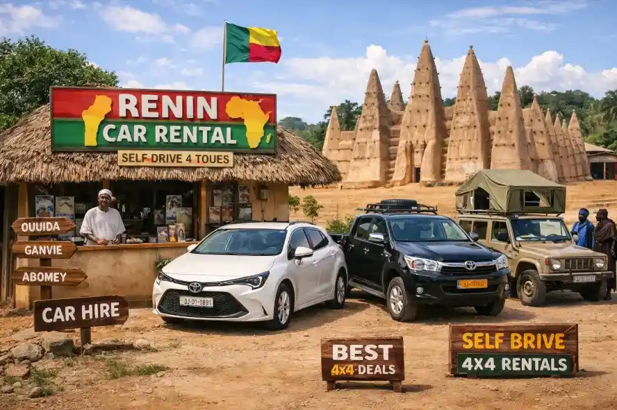 Africa car rental travel imagery