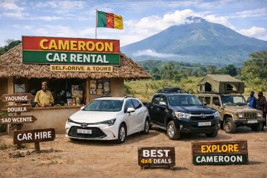 Africa car rental travel imagery