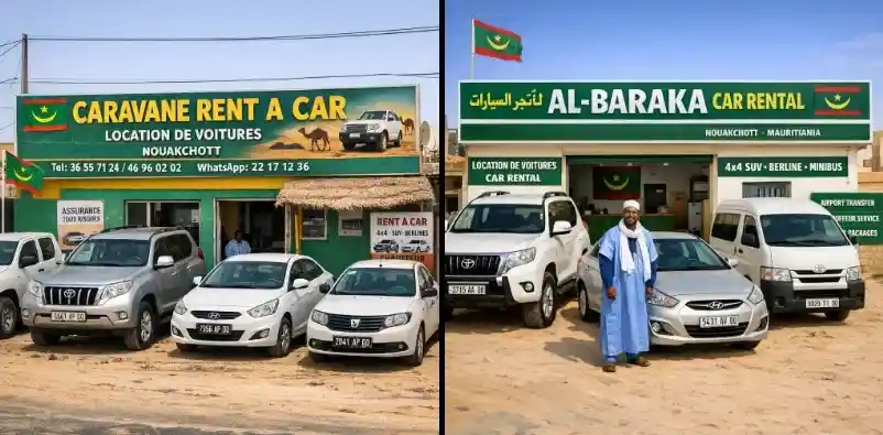 Africa car rental travel imagery