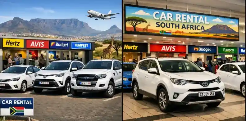 Africa car rental travel imagery