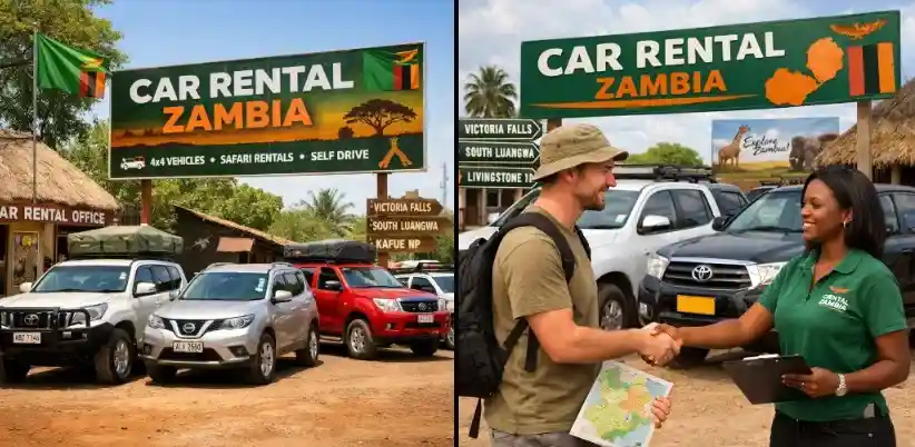 Africa car rental travel imagery