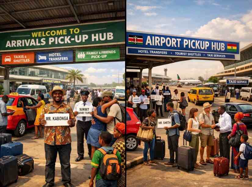 Africa airport pickup hub
