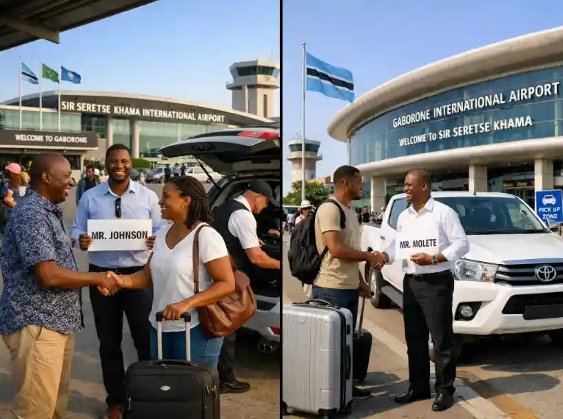 Gaborone airport pickup