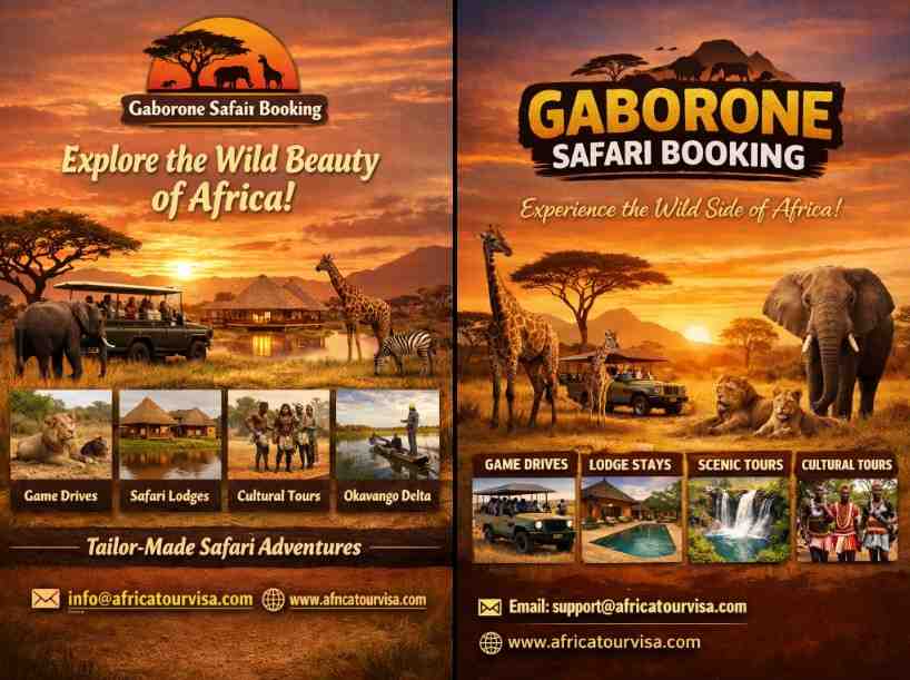 Gaborone safari booking