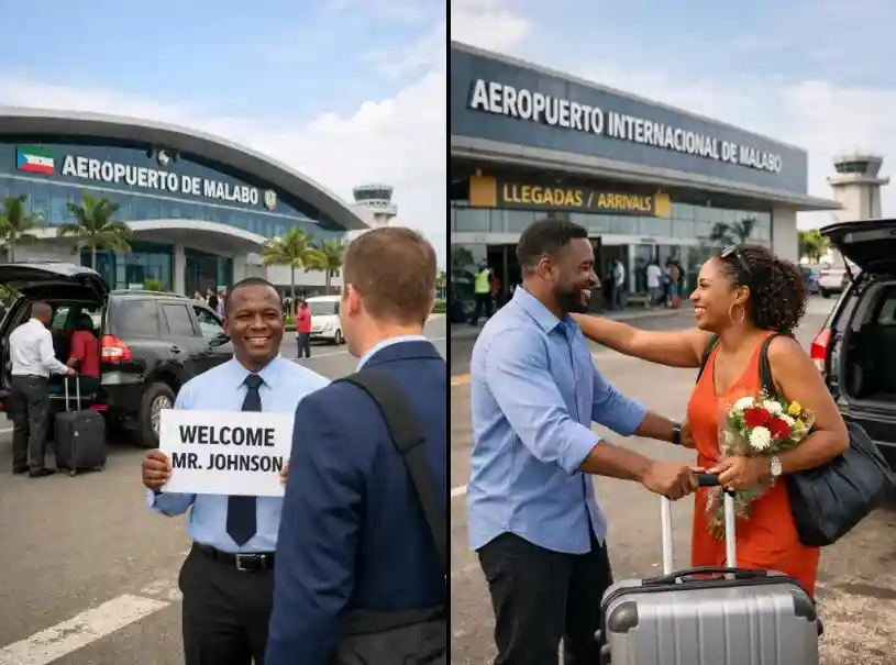 Malabo airport pickup