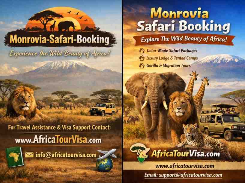 Monrovia safari booking
