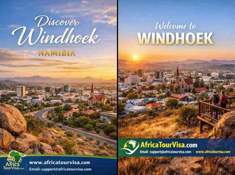 Windhoek travel corridor for Namibia visa applicants