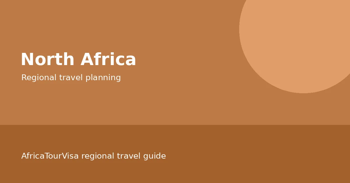 Illustrated North Africa regional travel guide